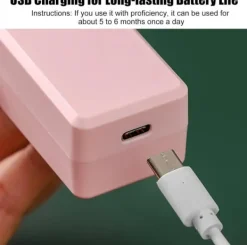 Tillbehör Till Matförvaring-Multifunktionell uppladdningsbar mini bärbar handhållen termisk vakuumförslutare med skärare för försegling av matförvaring - vit