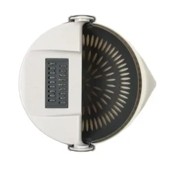 Multifunktionellt grönsaksrivjärn med skål, 7 utbytbara blad