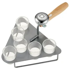 Dorre Mura Murslev med 6 glas och ringklocka