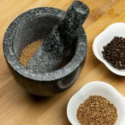 Murbruk med granitbeläggning 12x12cm KINGHOFF KH-1680