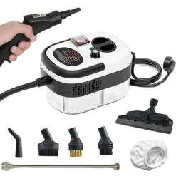 Ångtvättar-Ångtvätt, Hög Temperaturprestanda, Handhållet Design,Uppgraderad Vit, 220 V