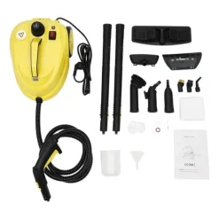 Ångtvättar-Ångtvätt, 2000W Effekt, 5 Bar Tryck,Gul, 220 V