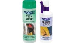 Nikwax Tvättutrustning-TECH WASH 300 ML + TX DIRECT SPRAY-ON 300 ML, tvätt impregnering GORE-TEX