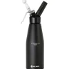 N2O Kitchen Line vispgrädde sifon SET + 3 spetsar 0,98L - svart