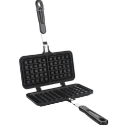 Våffeljärn-Non-Stick Våffelmaskin med dubbla huvuden för hushållskök