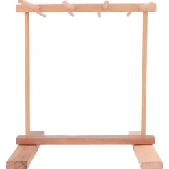 Diskställ & Torkställ-Nudeltorkställ i trä 15,4 X 8,7 X 11,8 tum hopfällbart Förhindra halka Pasta torkställ för hemmet