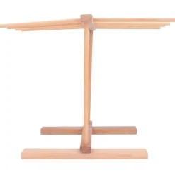 Diskställ & Torkställ-Nudeltorkställ i trä 15,4 X 8,7 X 11,8 tum hopfällbart Förhindra halka Pasta torkställ för hemmet