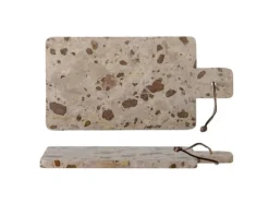 Bloomingville Skärbrädor-Nukaka skärbräda, brun, marmor