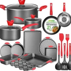 NutriChef Non-stick köksredskap 21 delar