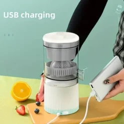 Juicepressar-OBOSOE Trådlös Elektrisk Juicer - Portabel multifunktionsjuicer med USB-laddning | Perfekt för apelsiner och frukt