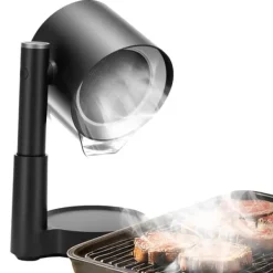 OBOSOE Bärbar Köksfläkt – Portabel Utsugsfläkt med 3 Hastigheter, Trippelfilter, Löstagbart Aluminiumfilter