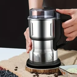 Kaffemaskiner & Espresso-OBOSOE Elektrisk Multifunktionell Kvarn / Kaffekvarn med 4-Bladig Stålkniv – Mal Kaffebönor, Kryddor & Ingredienser