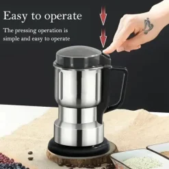 Kaffemaskiner & Espresso-OBOSOE Elektrisk Multifunktionell Kvarn / Kaffekvarn med 4-Bladig Stålkniv – Mal Kaffebönor, Kryddor & Ingredienser