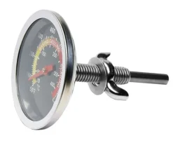 OBOSOE Grilltermometer i Rostfritt Stål – Temperaturmätare för Utegrill och Rökarugn