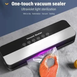 Vakuumförpackare-OBOSOE 5-i-1 Vakuumförpackare & Värmeförseglare – Vacuum Sealer för Torr och Fuktig Matförvaring