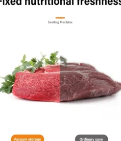 Vakuumförpackare-OBOSOE 5-i-1 Vakuumförpackare & Värmeförseglare – Vacuum Sealer för Torr och Fuktig Matförvaring