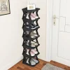 Kläd- & Garderobsförvaring-OBOSOE Multi Tier Shoe Rack, Utrymsbesparande skolagring, Sko rack arrangöre, Avtagbar skohållare, Ingång skolagring för ingångsdörr