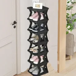 Kläd- & Garderobsförvaring-OBOSOE Multi Tier Shoe Rack, Utrymsbesparande skolagring, Sko rack arrangöre, Avtagbar skohållare, Ingång skolagring för ingångsdörr