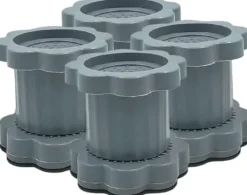 OBOSOE 4-pack Anti-Vibrationsfötter för Tvättmaskin – Stötdämpande Maskinfötter för Tvättmaskiner och Kylskåp