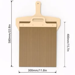 Pizzaspadar-OBOSOE Pizzaspade - Non-Stick Yta, Lång Handtag, Lätt att Glida in i Ugnen, Perfekt för Överföring av Pizza, Diskmaskinsäkert