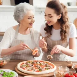 Pizzaspadar-OBOSOE Pizzaspade - Non-Stick Yta, Lång Handtag, Lätt att Glida in i Ugnen, Perfekt för Överföring av Pizza, Diskmaskinsäkert