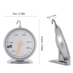 OBOSOE Ugnstermometer – Kompakt Matlagningstermometer för Exakt Temperaturmätning | Till Ugnar & Grillar | Perfekt för Hemmabak & Grillning