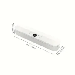 Vakuumförpackare-OBOSOE Vakuumförpackare / Vacuum Sealer med 10-Pack Påsar – Automatisk Matförslutare för Torr och Fuktig Mat