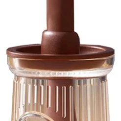 Bakpenslar-Oljeborste Högtemperaturbeständig livsmedelsklassad silikonbakelse Tråcklingsborste med röd flaska