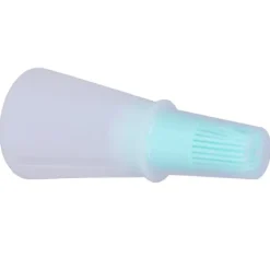 Bakpenslar-Oljeborste Silikon Multifunktionell Såsgrill Oljeborste med Transparent Flasklock Köksverktyg Grön