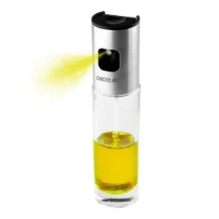 Oljeflaska Cecotec Polka OilSpray 1000 18 x 4 cm Transparent Stål Glas Rostfritt stål Slät 100 ml