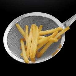 Silar-Oljesil i rostfritt stål Hållbar multifunktionell finmaskig mjölsaftfilter sked Köksredskap för matlagning