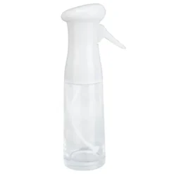 Oljesprayflaska - 300 ml, högtryck, ergonomiskt handtag, BBQ-bakning - vit