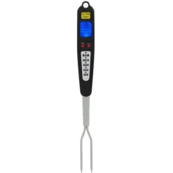 Omedelbar läsning Dual Probe LED Display Digital kött BBQ termometer matlagningsgaffel