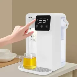 Vattenkylare-Omedelbar Vattendispenser, Snabb Uppvärmning, Platsbesparande Design,L, VIT