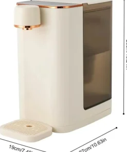Omedelbar Vattendispenser, 3L Kapacitet, 3 Sekunders Uppvärmning,220V, VIT