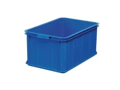 Opbevaringskasse, 55 l, 60 x 40 x 28,5 cm, plast, blå