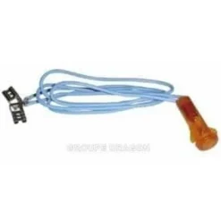 Spisar-Orange indikatorlampa med ledningar för Rosières häll - C44AINOX -39335443 - F843GT 934311