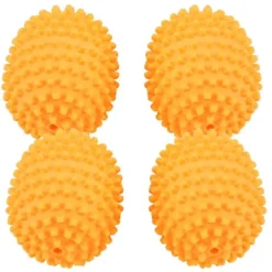 Torktumlare-Orange återanvändbara torkbollar - set med 4, torklösning för hemkläder