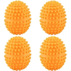 Torktumlare-Orange återanvändbara torkbollar - set med 4, torklösning för hemkläder