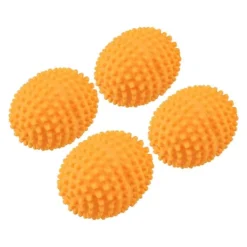 Torktumlare-Orange återanvändbara torkbollar - set med 4, torklösning för hemkläder