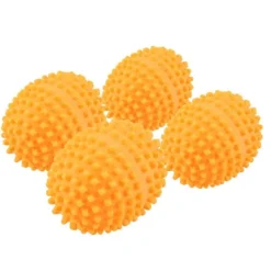 Torktumlare-Orange återanvändbara torkbollar - set med 4, torklösning för hemkläder
