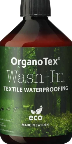 Tvättutrustning-ORGANOTEX WASH-IN TEXTILE WATERPROOOFING 500 ml, tvättimpregnering Gore-Tex