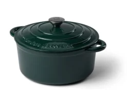 Orrefors Jernverk gjutjärnsgryta, 5 liter, Mörkgrön