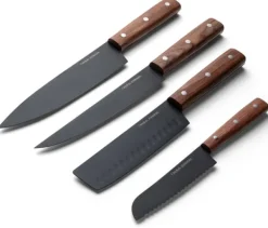 Köksknivar-Orrefors Jernverk, Knivset Askträ, 4-Pack