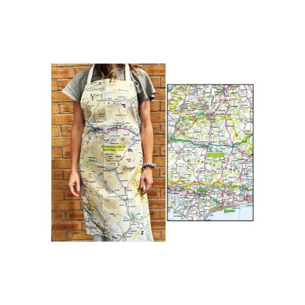 Förkläden-OS Map Adult Apron - South Downs National Park