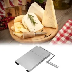 Mathyvlar & Rivjärn-Ostskärare i rostfritt stål Multifunktionell ostsmörkaka Skinka avdelare