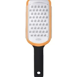 OXO Mathyvlar & Rivjärn-Rivjärn - 11216100UK - Good Grips Grovt Rivjärn - Rostfritt Stål Ost- eller Grönsaksrivjärn - Gul