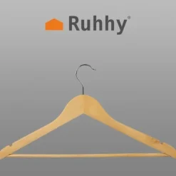 Kläd- & Garderobsförvaring-10-Pack - Trägalgar / Galgar i Trä - Klädhängare