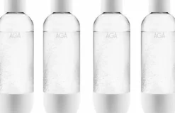 4-pack AGA AQVIA PET-flaska, 1L (Vit)