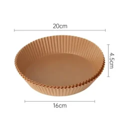 100-Pack Air Fryer Engångspapper För Fritös